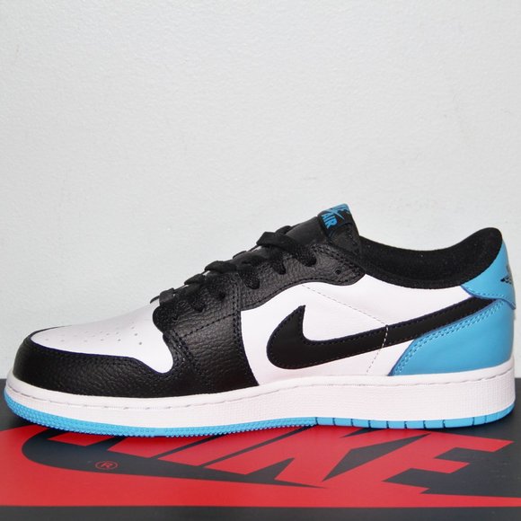 Nike Air Jordan 1 Low GS UNC 6Y 6.5Y 7Y Womens 7.5 8 8.5 - Picture 3 of 7